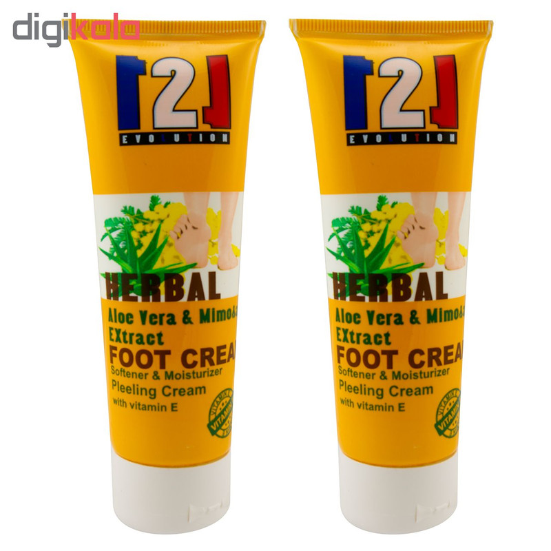 کرم رفع ترک پا 121 مدل ALOE VERA حجم 75 میلی لیتر مجموعه 2 عددی