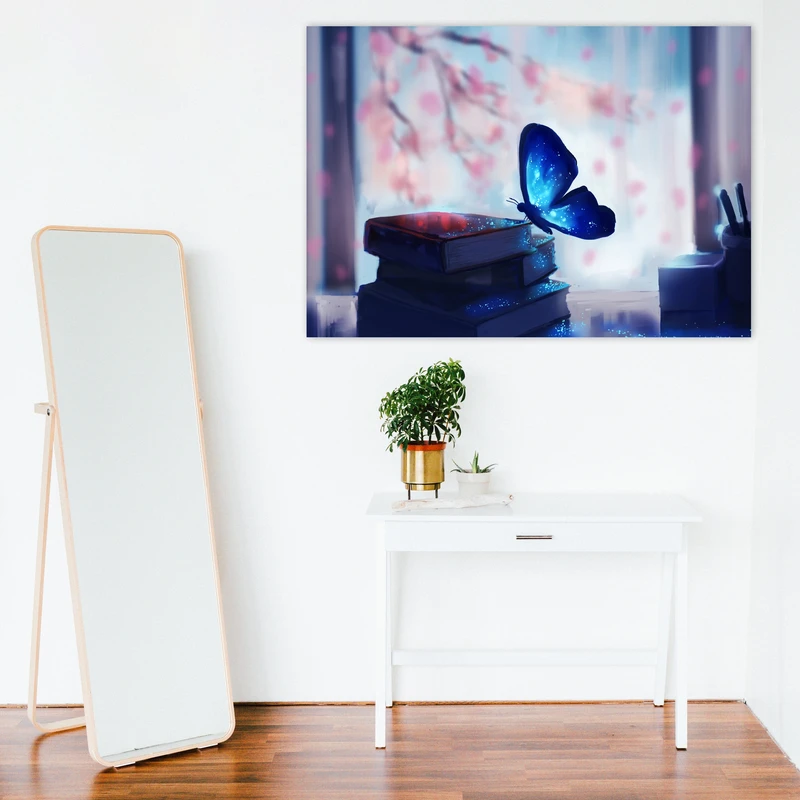 تابلو شاسی طرح پروانه و کتاب کد SAV1153