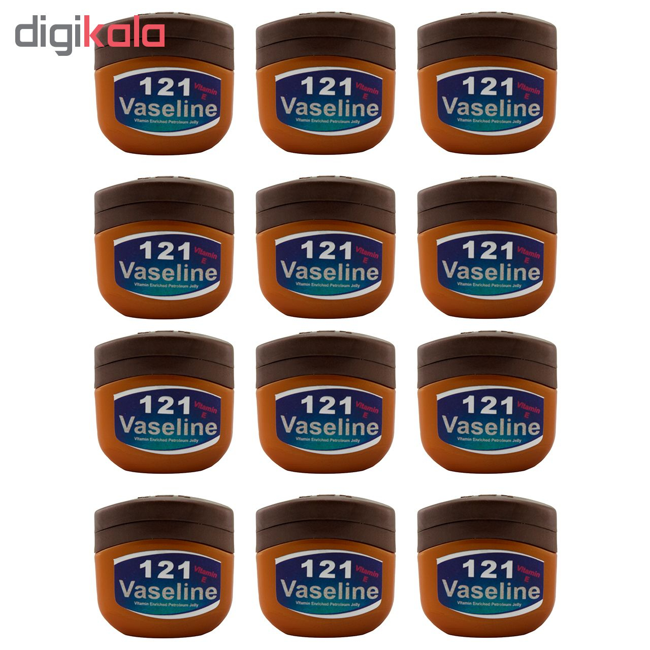 وازلین 121 مدل coffee حجم 120 میلی لیتر مجموعه 12 عددی