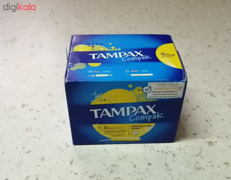 تامپون تامپکس مدل Regular Compak بسته 16 عددی