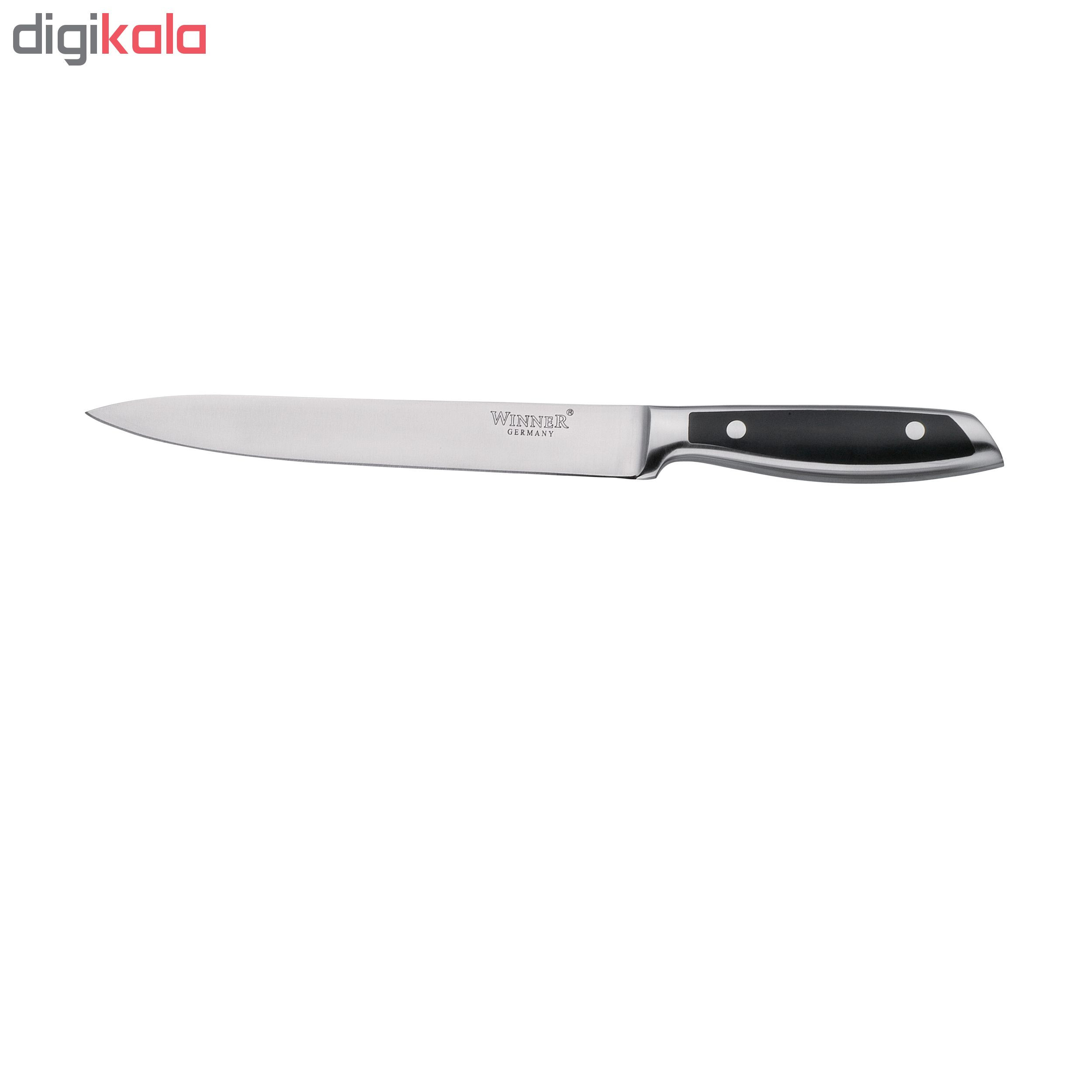 سرویس چاقو آشپزخانه 10 پارچه وینر کد W7335P به همراه چاقو تیزکن