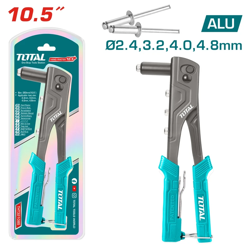 عکس شماره 2 : انبر پرچ توتال مدل tht32108s سایز 10.5 اینچ