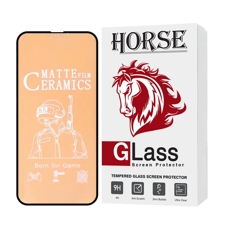 محافظ صفحه نمایش سرامیکی مات هورس مدل CERMAH مناسب برای گوشی موبایل اپل iPhone 13 Pro / iPhone 13 / iPhone 14
