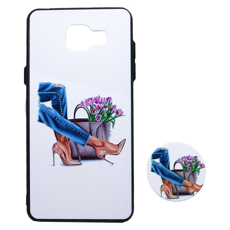 کاور طرح کیف و کفش مدل KTP-017 مناسب برای گوشی موبایل سامسونگ Galaxy A5 2016 / A510 به همراه پایه نگهدارنده