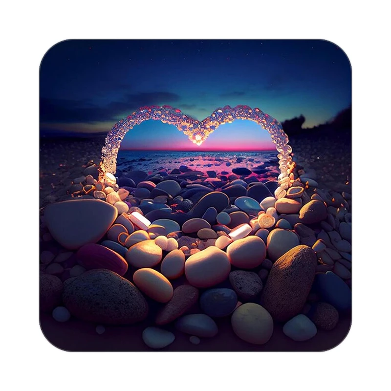 زیر لیوانی کاکتی مدل عاشقانه کد mp11877