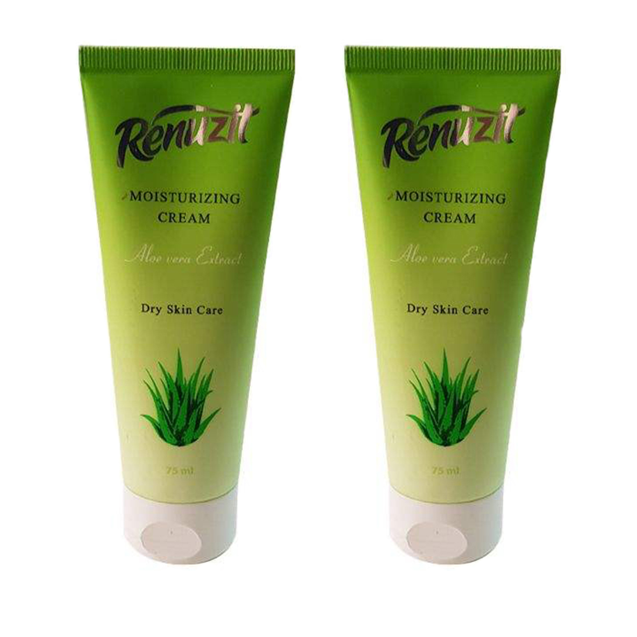 کرم مرطوب کننده رینوزیت مدل Aloe vera حجم 75 میلی لیتر مجموعه 2 عددی