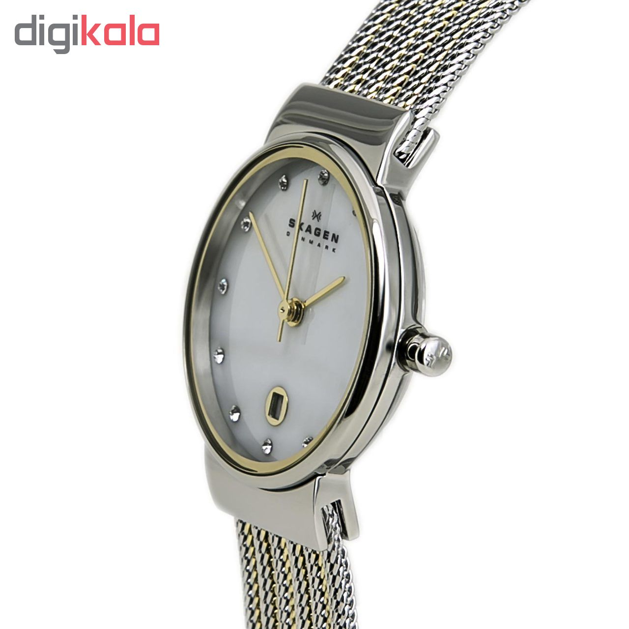 ساعت مچی عقربه ای زنانه اسکاگن دانمارک کد 355SSGS