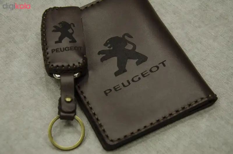 ست هدیه چرمینه اسپرت طرح پژو کد 60027-T2