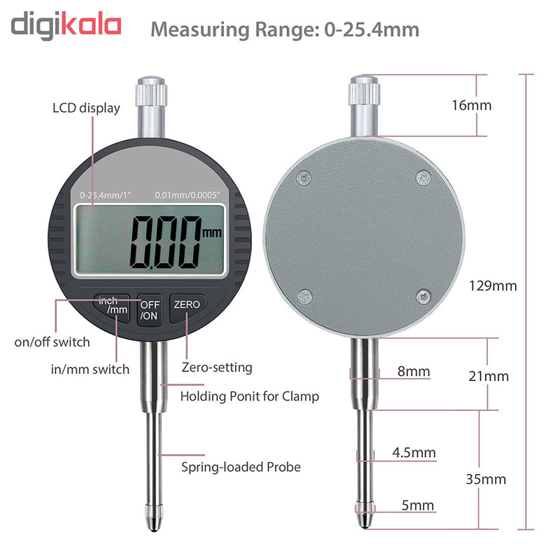 ساعت اندیکاتور دیجیتال مدل mm-254