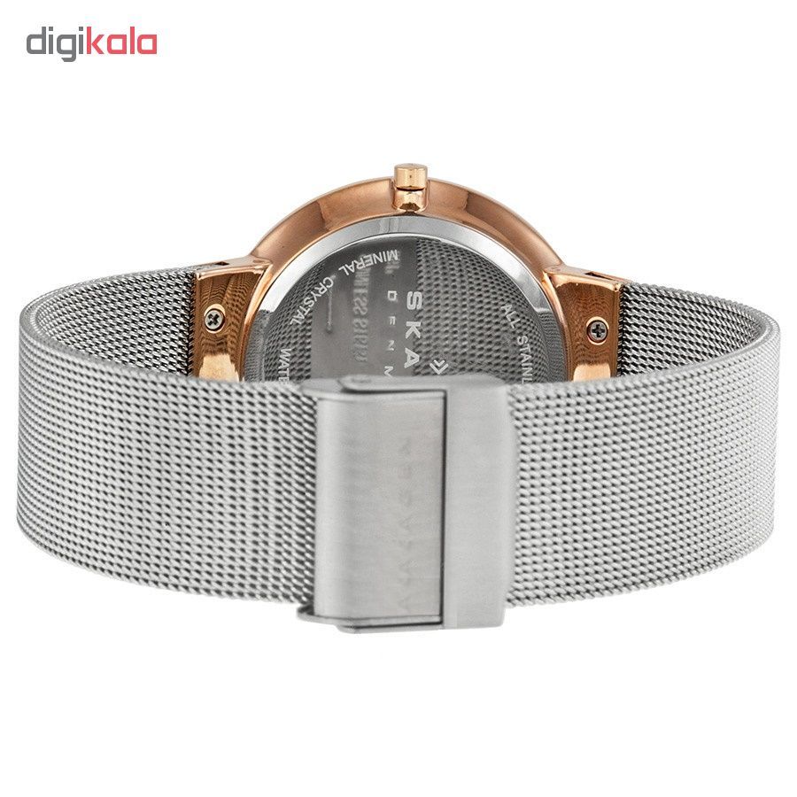 ساعت مچی عقربه ای زنانه اسکاگن دانمارک کد 456LRS -  - 4