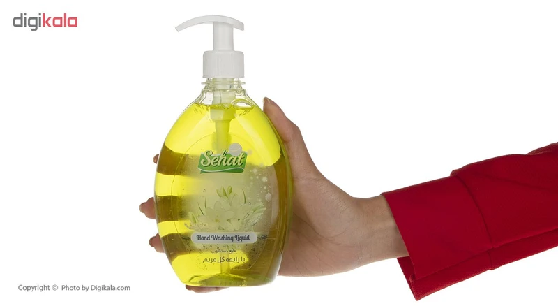 عکس شماره 5 : مایع دستشویی صدفی صحت مدل گل مریم مقدار 500 گرم