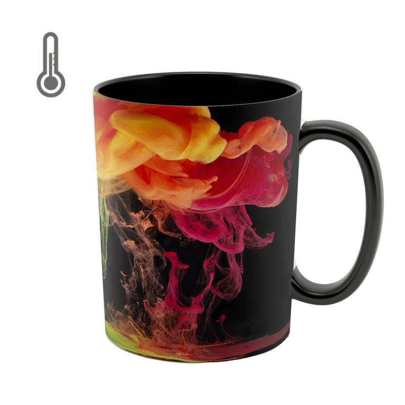 ماگ حرارتی طرح colorful powder