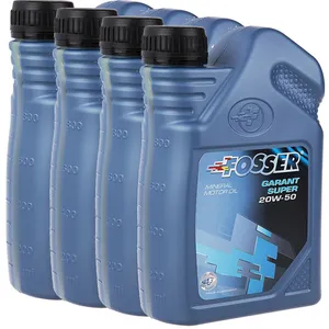روغن موتور خودرو فوسر مدل Garant Super 20W-50 حجم 1 لیتر بسته 4 عددی