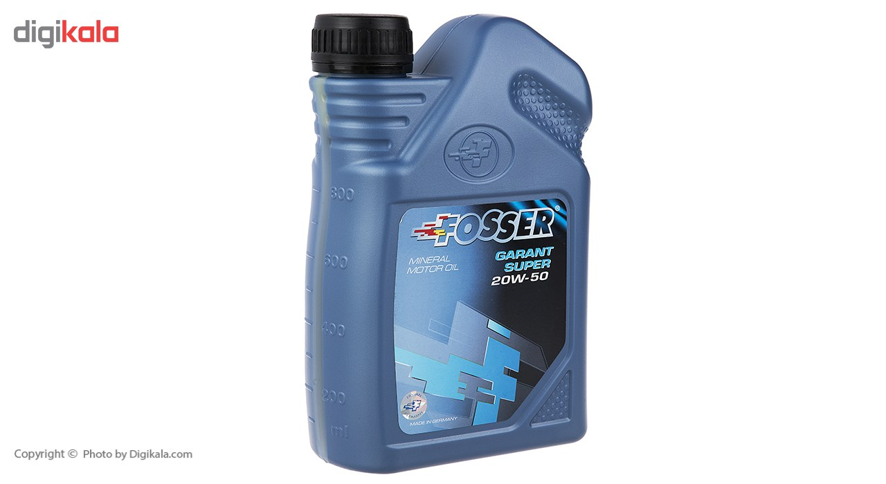 روغن موتور خودرو فوسر مدل Garant Super 20W-50 حجم 1 لیتر بسته 4 عددی