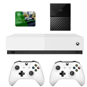 مجموعه کنسول بازی مایکروسافت مدل Xbox One S All Digital ظرفیت 1 ترابایت به همراه 100 عدد بازی