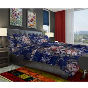 سرویس ملحفه طراحان دیبا کد Avin k 2468 دو نفره 3 تکه