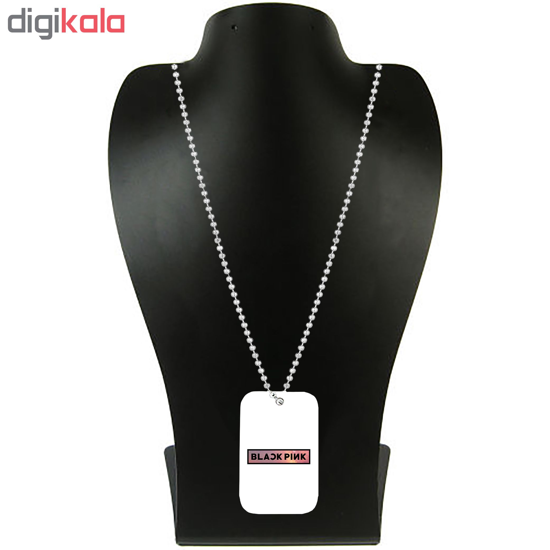 گردنبند طرح black pink کد pf53