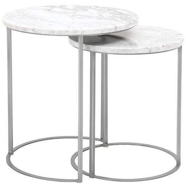  میز عسلی کد 6642 مجموعه 2 عددی