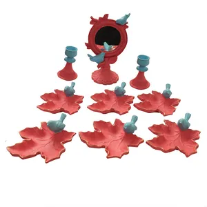 مجموعه ظروف هفت سین 8 پارچه طرح جوجه کد 2