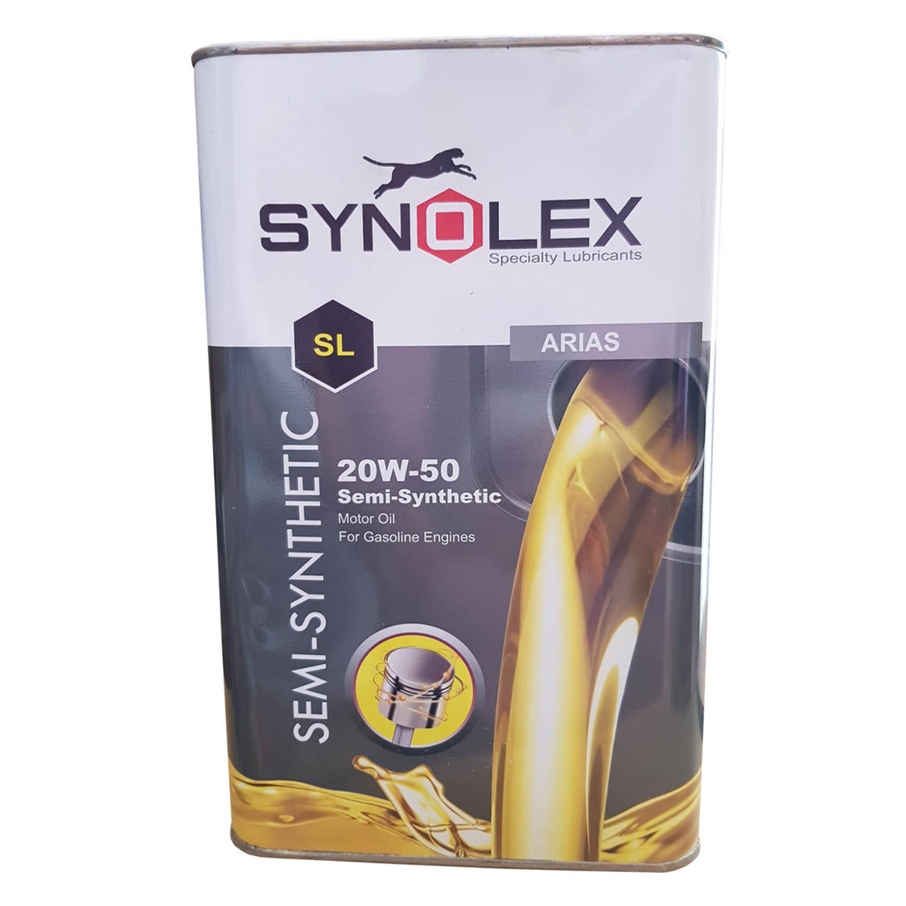 روغن موتور خودرو سینولکس مدل آریاس 20W-50 SL ظرفیت 4000 میلی لیتر