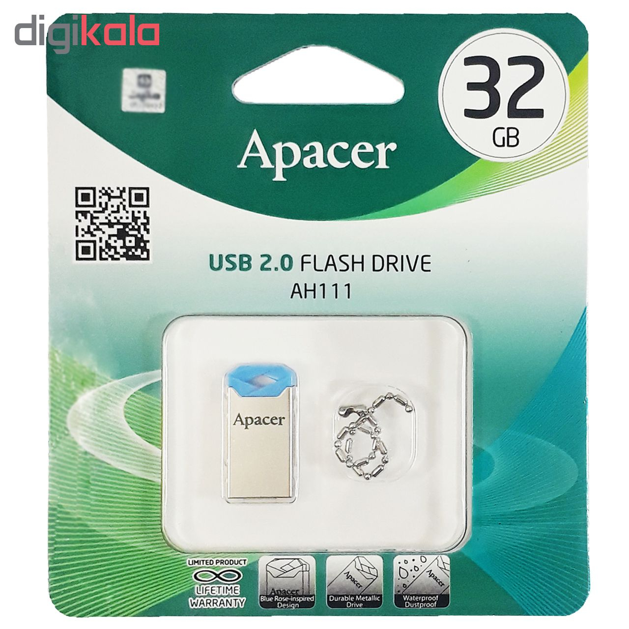 فلش مموری اپیسر مدل AH111 ظرفیت 32 گیگابایت مجموعه 6 عددی