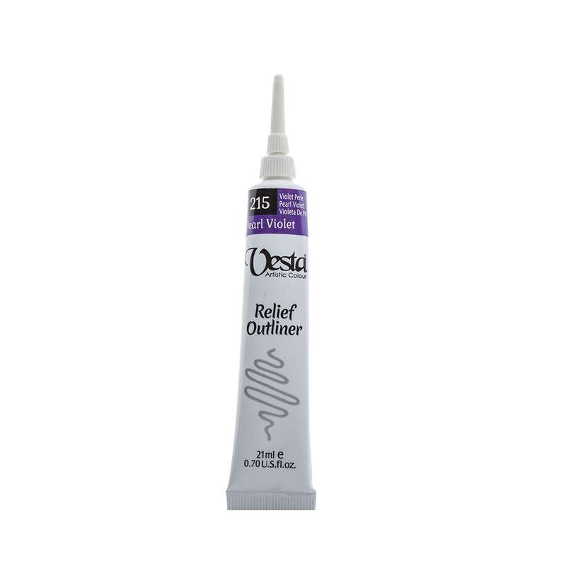 خمیر دورگیر وستا مدل Pearl Violet 215 حجم 21 میلی لیتر