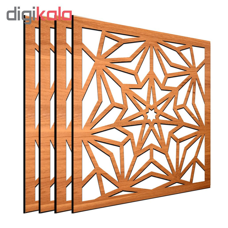 تایل سقفی کد LMG0046-G سایز 60*60 سانتی متر بسته 4 عددی