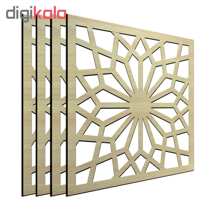 تایل سقفی کد LMG0048-B سایز 60*60 سانتی متر بسته 4 عددی