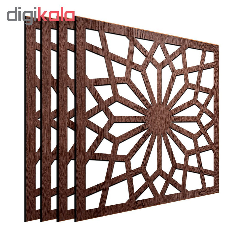 تایل سقفی کد LMG0048-V سایز 60*60 سانتی متر بسته 4 عددی