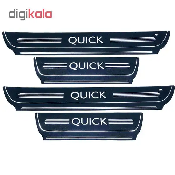 برچسب پارکابی خودرو کد SK039 مناسب برای کوئیک مجموعه 4 عددی