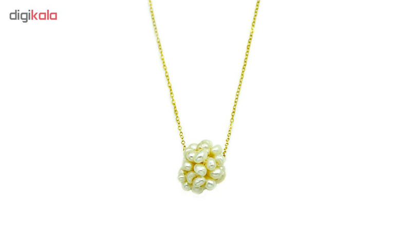 گردنبند طلا 18 عیار زنانه زرمان مدل ZMM0949 طرح خوشه مروارید گردنبند طلا 18 عیار زنانه زرمان مدل ZMM0949 طرح خوشه مروارید