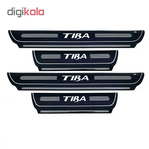 برچسب پارکابی خودرو کد SK051 مناسب برای تیبا مجموعه 4 عددی