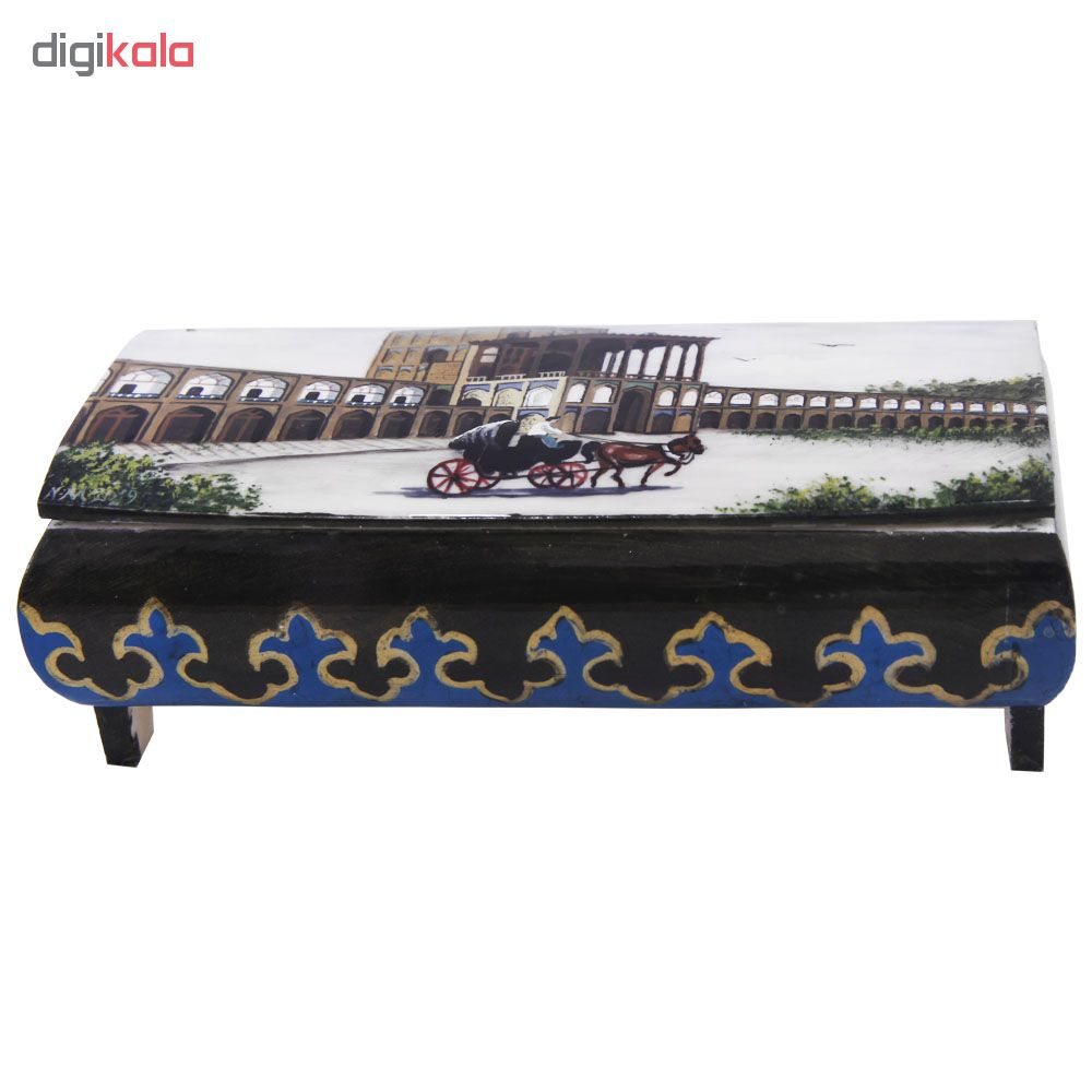 جعبه جواهرات استخوانی مدل نقش جهان کد 238