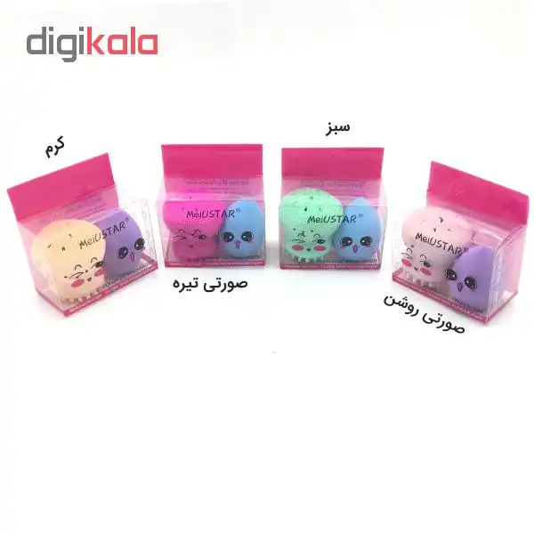 برس پاک‌سازی و پد آرایشی میو استار مدل 01