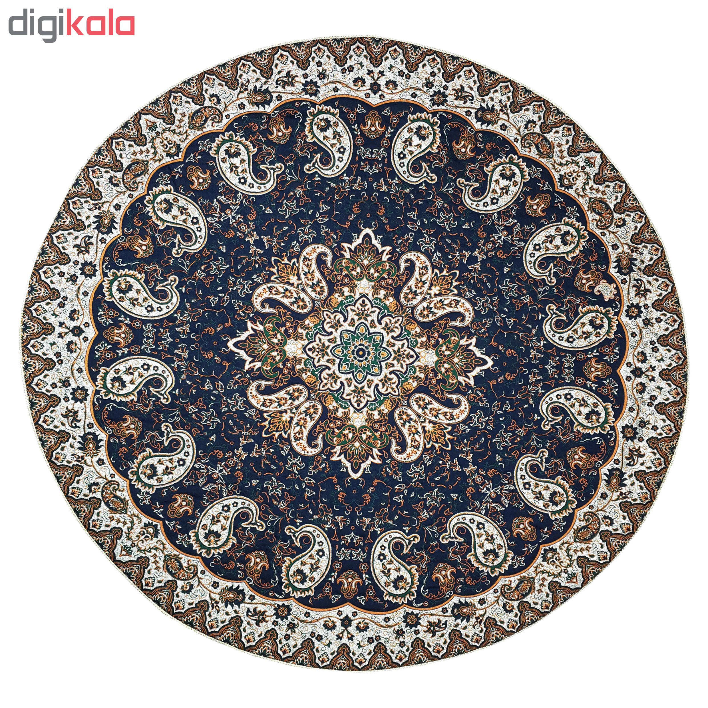 ست 5 تکه رومیزی ترمه مدل نسترن کد SRMH5-5GRD