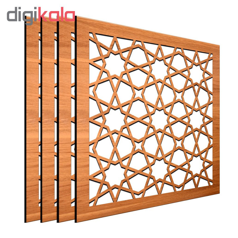 تایل سقفی کد LMG0051-G سایز 60*60 سانتی متر بسته 4 عددی