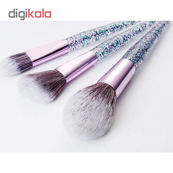 ست برس آرایشی مدل crystal01 بسته 10 عددی ست برس آرایشی مدل crystal01 بسته 10 عددی