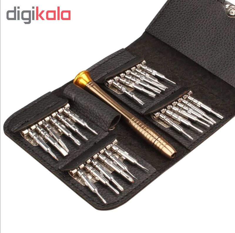 پیچ گوشتی ساعتی مدل HS25 مجموعه 25 عددی