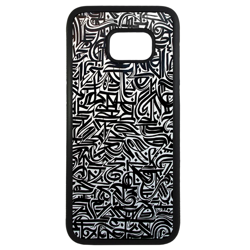 کاور طرح تایپوگرافی کد 43172 مناسب برای گوشی موبایل سامسونگ galaxy s7 edge