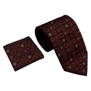 ست کراوات و دستمال جیب مردانه کد ۸۰۰