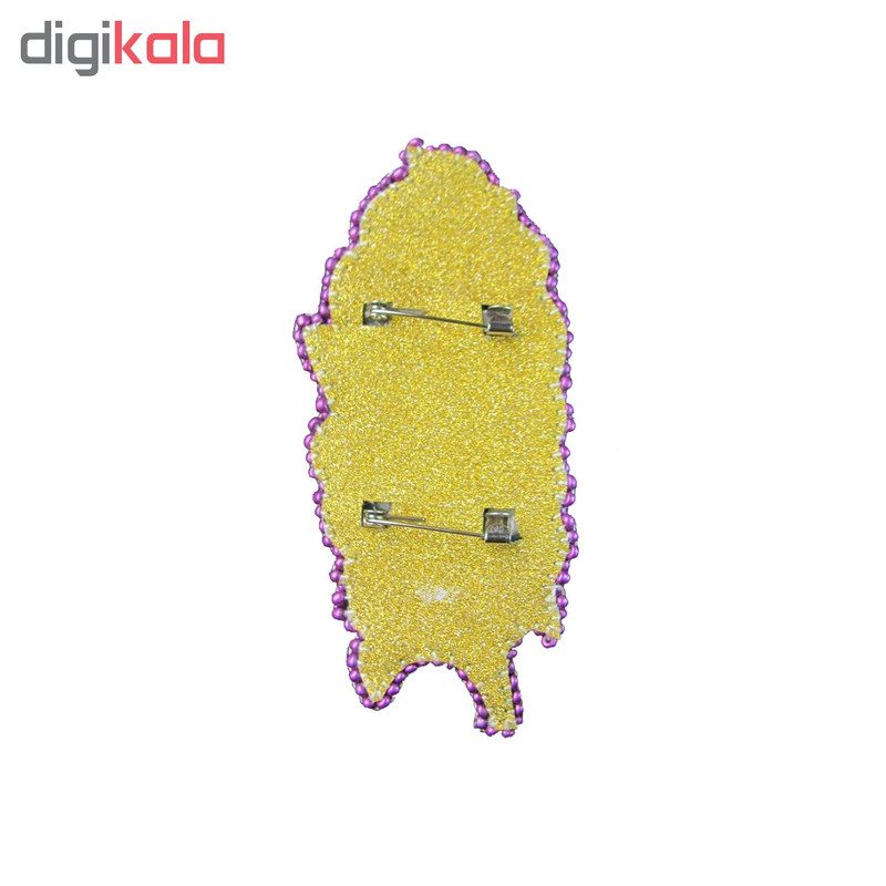 سنجاق سینه طرح پر طاووس کد SW05