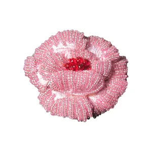 گل سینه زنانه طرح گل رز کد SW06