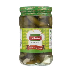 خیارشور درجه یک دلپذیر - 650 گرم