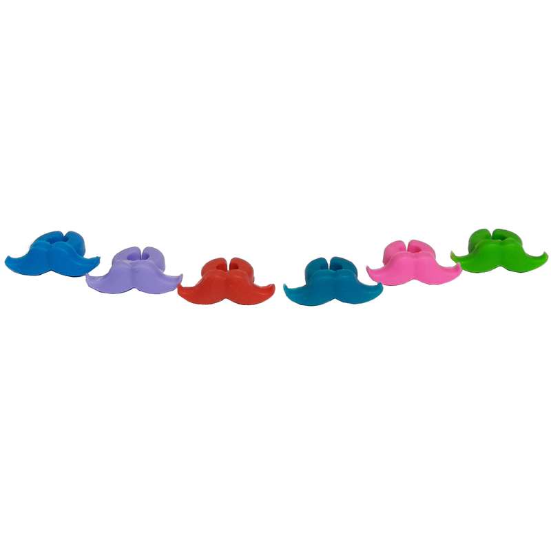 نشانگر تزئینی لیوان ژویی مدل MOUSTACHE بسته 6 عددی نشانگر تزئینی لیوان ژویی مدل MOUSTACHE بسته 6 عددی