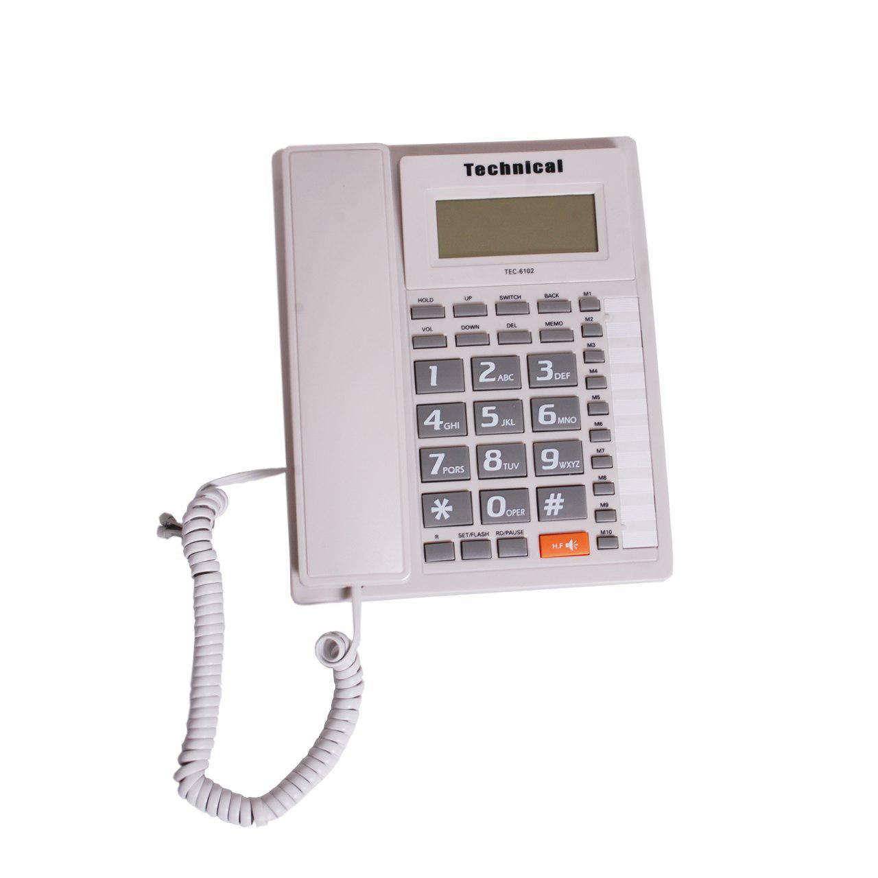 نکته خرید - قیمت روز تلفن تکنیکال مدل TEC-6102 خرید