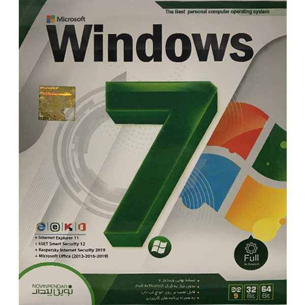 سیستم عامل Windows 7 Full Activated نشر نوین پندار