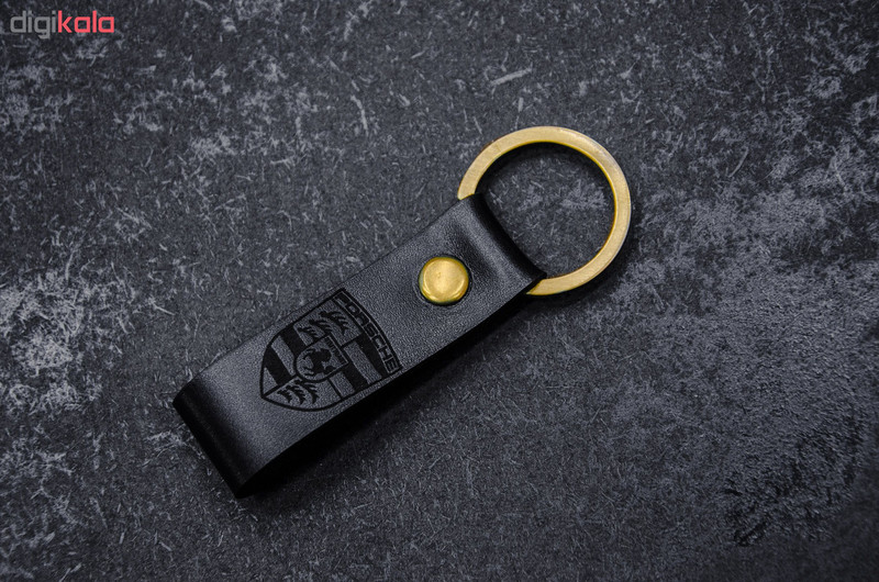 جاسوئیچی خودرو چرمینه اسپرت طرح پورشه کد 74003A-B