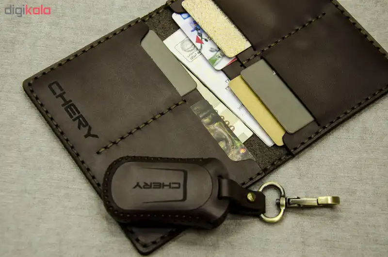 ست هدیه چرمینه اسپرت طرح چری کد 53027