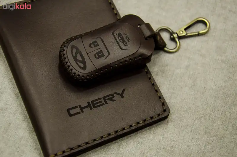 ست هدیه چرمینه اسپرت طرح چری کد 53027