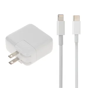 شارژر دیواری اپل مدل A1540 به همراه کابل لایتنینگ به طول یک متر